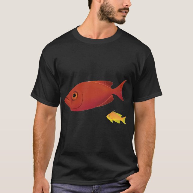 T-shirt Grands yeux dans la mer (Devant)
