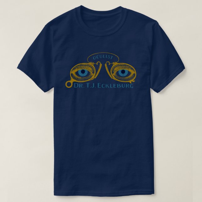 T-shirt Grands Yeux Gatsby D'Eckleburg (Design devant)