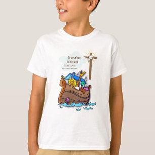 T-shirt Grandson Baptême Noah's Ark Personnalisé