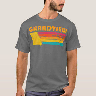 T-shirt Grandview Missouri Souvenir Vintage en détresse