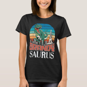 T-shirt Grandysaurus T Rex Dinosaur Grandy Saurus Famille