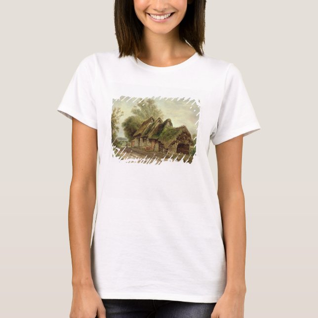 T-shirt Granges à Flatford (huile sur toile) (Devant)