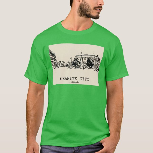 T-shirt Granite City Illinois (Devant)