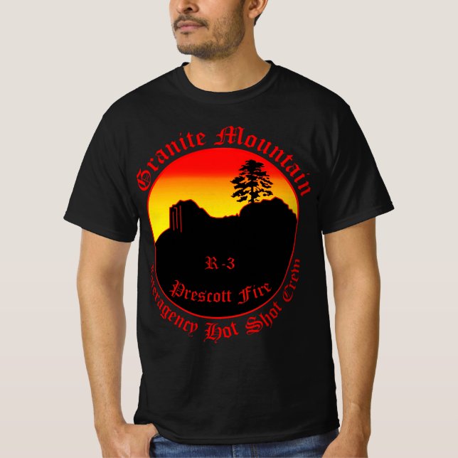 T-shirt Granite Mountain Interagency Hot Shot Crem (Devant)