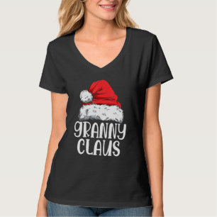 T-shirt Granny Claus Pajama de Noël Famille Correspondant