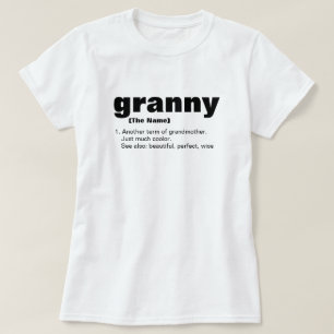 T-shirt Granny Definition Fantastique Fête des mères, Noël