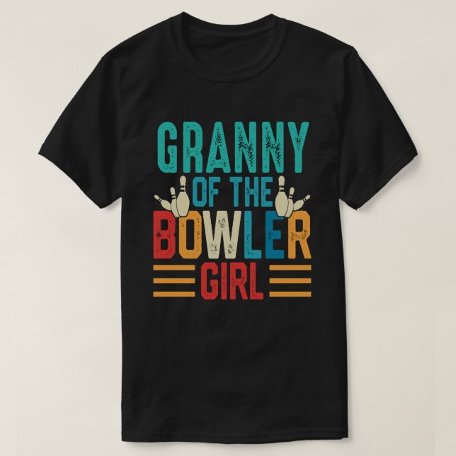 T-shirt GRANNY Du Bowler Girl Matching Family Bowling (Design devant)