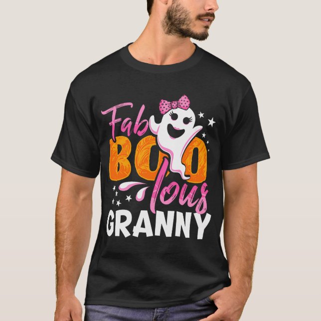 T-shirt Granny Halloween femmes Fab Boo Lous Premium (Devant)