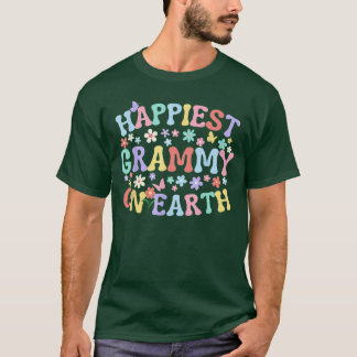 T-shirt Granny la plus heureuse sur Terre Famille Squad Gr
