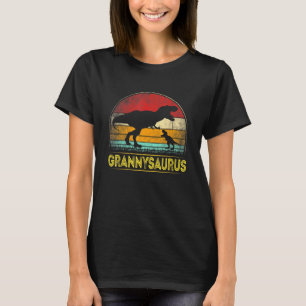 T-shirt Grannysaurus T Rex Dinosaur Granny Saurus Famille