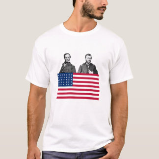 T-shirt Grant et Sherman -- De citation dos dessus