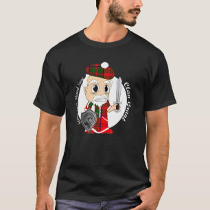T-shirt Grant Nom de famille Nom Scottish Tartan Clan Cres
