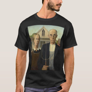 T-shirt Grant Wood - gothique américain
