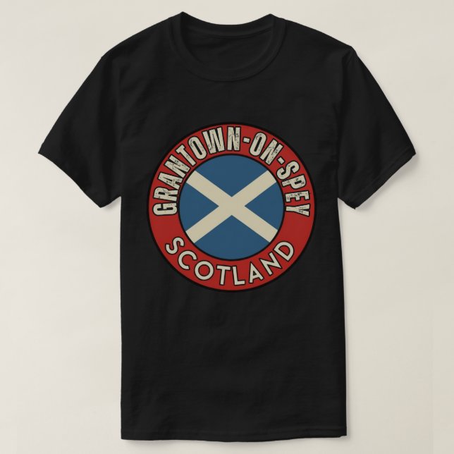 T-shirt Grantown-on-Spey, Écosse (Design devant)