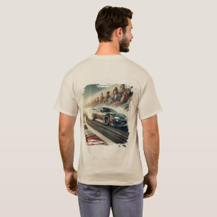 T-shirt Grap Car & Fan Mural Circuit
