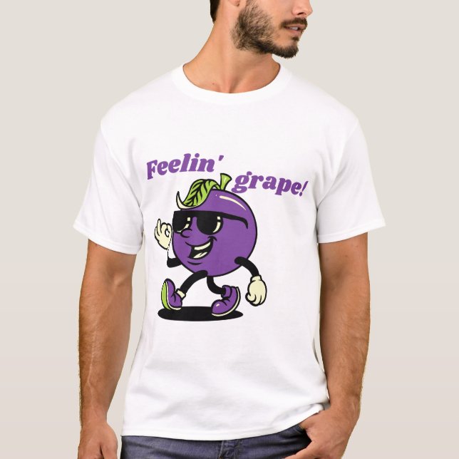 T-SHIRT GRAPE FUNNY (Devant)