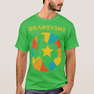 T-shirt Grapevine Texas Vintage Souvenir désorganisé 1