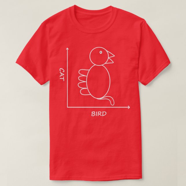 T-shirt Graphe CatBird (Design devant)