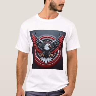 T-shirt Graphic d'aigle américain