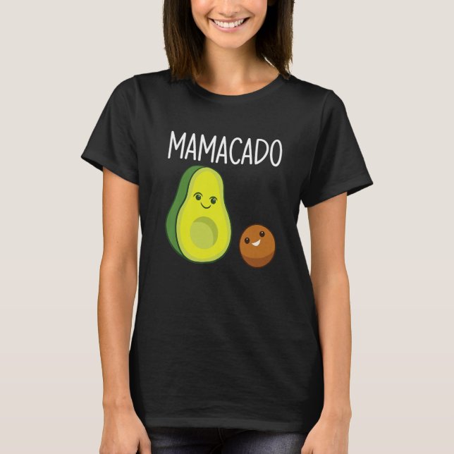 T-shirt Graphic of Mamacado Papacado for Avocado   3 (Devant)