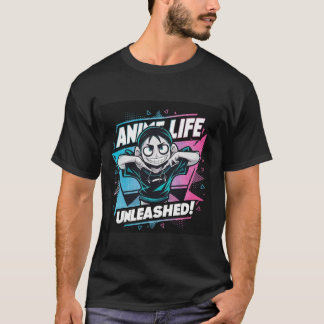 T-shirt Graphic Unleashed Anime