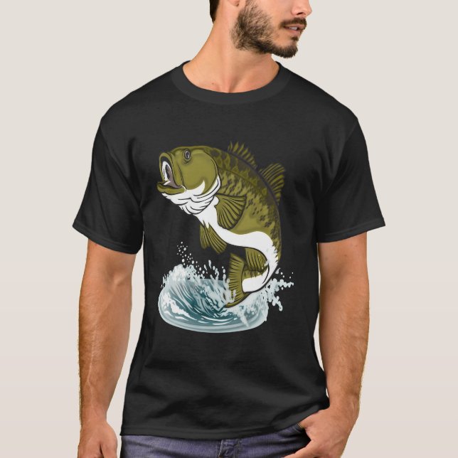 T-shirt Graphique 365 Basse Pêche de poisson (Devant)