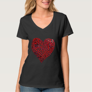 T-shirt Graphique 3D Hearts Valentines Day
