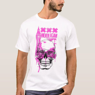 T-shirt graphique à crâne de streetwear branché   