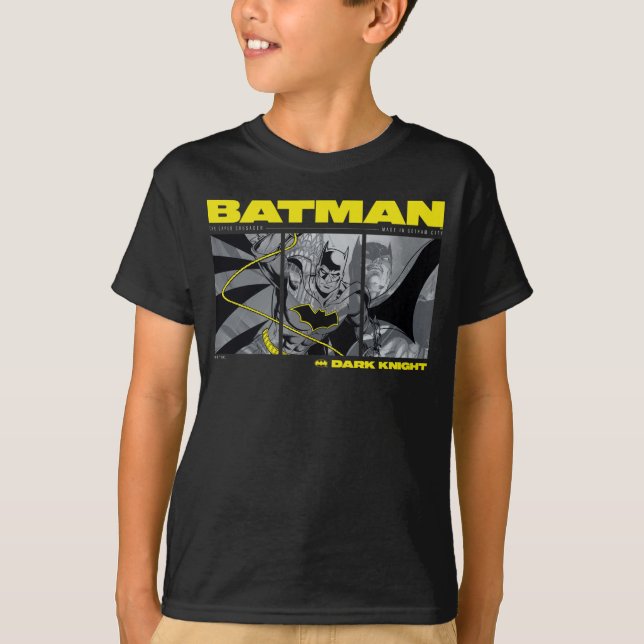 T-shirt Graphique à écran tridimensionnel Batman Comic (Devant)