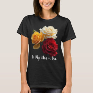 T-shirt graphique à fleurs romantiques