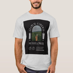 T-Shirt Graphique à l'Effigie d'un Champ de Tourne