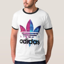 T-Shirt Graphique à Manches Contrastes et Logo Eff