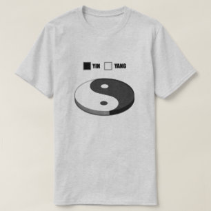 T-shirt Graphique à secteurs Yin Yang