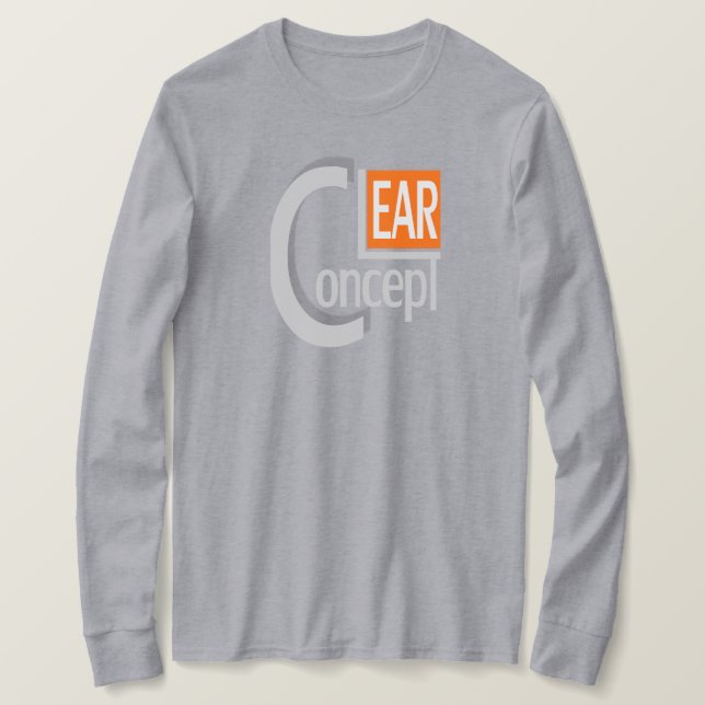 T-Shirt Graphique à Typographie Clear Concept (Design devant)