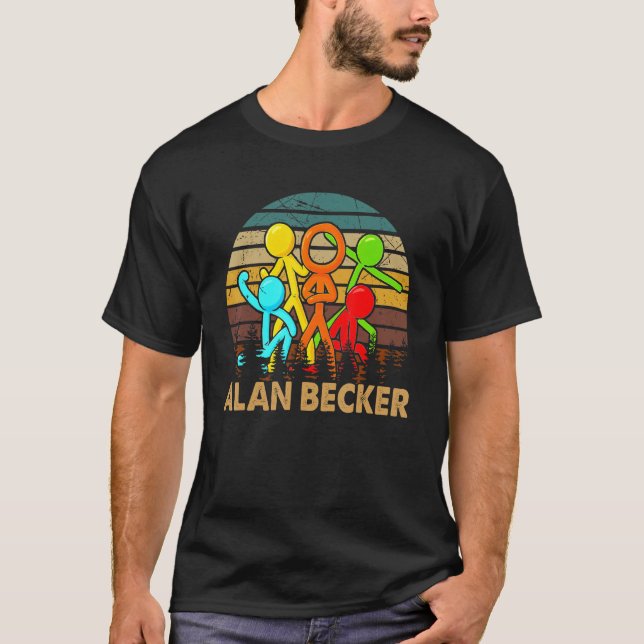 T-shirt Graphique Alan Animation Beckers Merch Jouer Joueu (Devant)