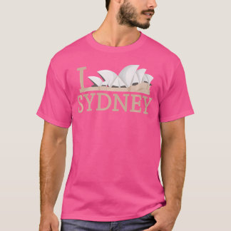 T-shirt Graphique amusant I Love Sydney Opera House Voyage