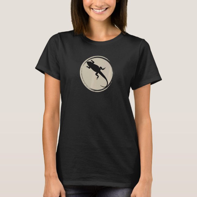 T-shirt Graphique animal de reptiles de poche de dragon (Devant)