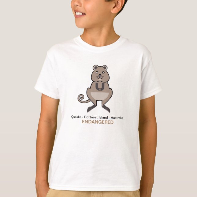 T-shirt Graphique animal - QUOKKA - Australie - Faune (Devant)
