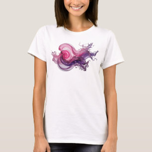 T-shirt graphique ART ABSTRAIT Argent Classique