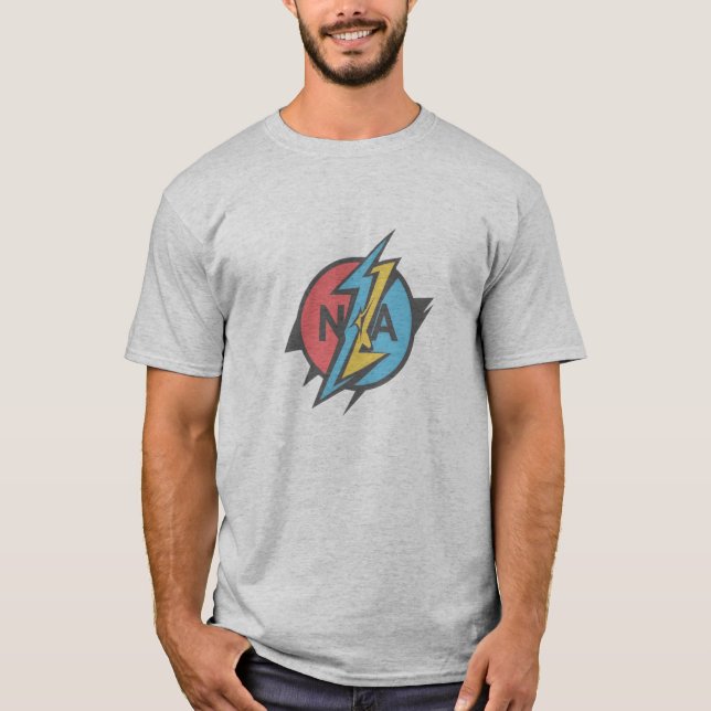 T-shirt Graphique Artistique Dynamique (Devant)