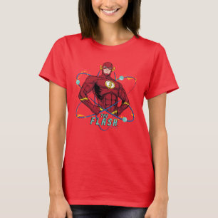 T-shirt Graphique atomique Flash de dessin