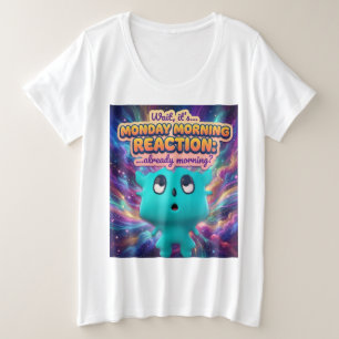 T-shirt graphique avec citation drôle pour le lund