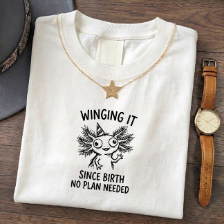 T-shirt graphique avec citation drôle sur l'humour