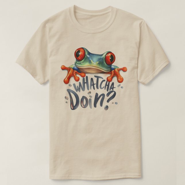 T-shirt graphique avec citation sur une mignonne g (Design devant)