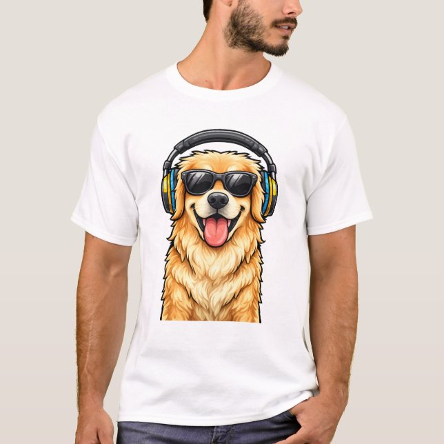 T-shirt graphique avec un chiot adorable pour les  (Devant)