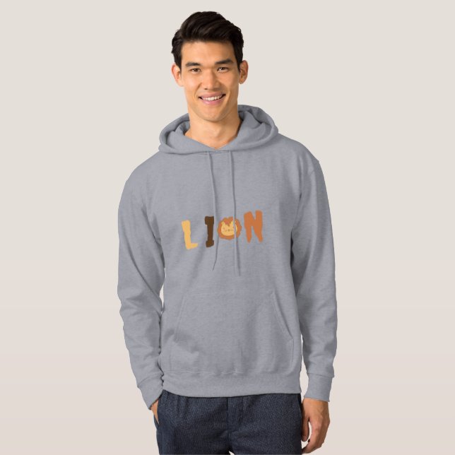 T-shirt graphique avec un lion mignon – Sweat à ca (Devant entier)