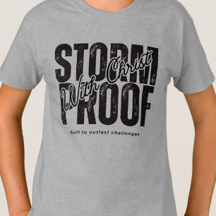 T-shirt graphique avec verset biblique Jésus-Chris