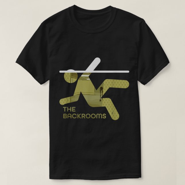 T-shirt Graphique Backrooms (Design devant)
