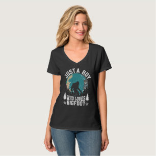 T-shirt graphique Bigfoot Moon pour homme femmes e