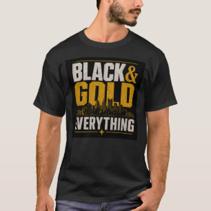 T-Shirt Graphique "Black & Gold Everything" Pittsb
